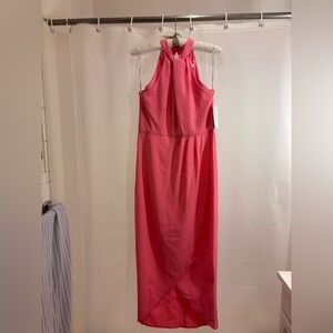 Julia Jordan Vibrant Pink High Low Dress